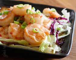 boyfriendreplacement:  Stir fried shrimp mixed with a creamy