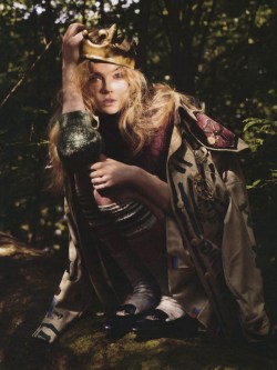 moldavia:  Siri Tollerod in Dazed and Confused July 2008 by Benjamin