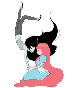 krystipryde:  marceline and princess bubblegum! 