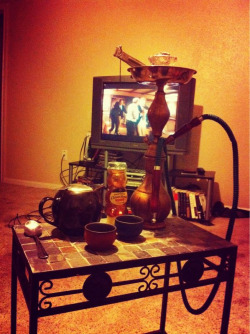 soundtracktomythoughts:  Hookah, tea, and Step Brothers. 