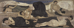 laberintosyquimeras:  “La noche” (Ferdinand Hodler) 