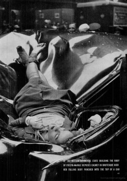 scanzen:  On May 1, 1947, Evelyn McHale leapt to her death from