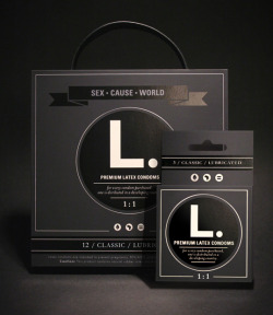 andrewharlow:  “L. is a condom company with a cause: to empower