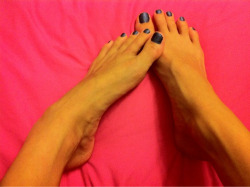 Tardis blue toenails. I&rsquo;m not the best polisher when I&rsquo;m drunk&hellip;