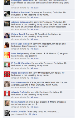 Barak Obama on facebook today