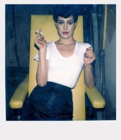 phocks:  mary sean young: blade runner polaroid gallery+: see
