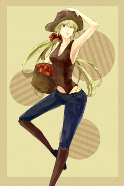 fillydelphia:  tea-is-mine:  a personification of applejack by