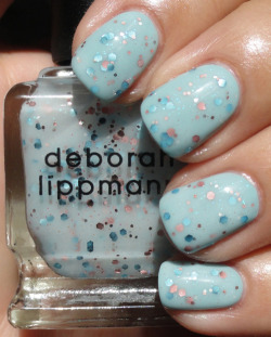 kelliegonzo:  Deborah Lippmann Glitter In the Air  I WANT TO