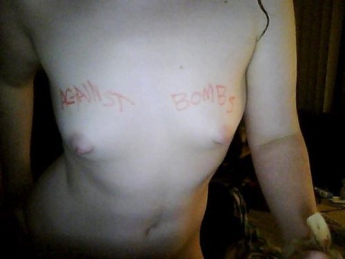 http://boobsagainstbombs.tumblr.com/ a great new contact on here that i am now following and being followed by! i hope you’ll all click on that link, and i hope if you’re already following boobsagainstbombs, you’ll think about sending