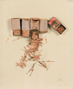 Boîtes D'Allumettes mixed media by César Baldaccini, 1970