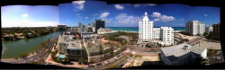 The view from the condo we shot in. Autostitch app is pretty rad.