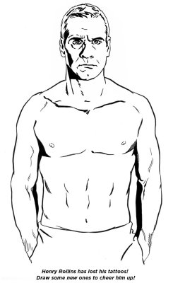 killyourinspiration:  archiemcphee:  Henry Rollins has lost his