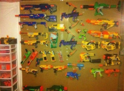 Amazing nerf gun collection