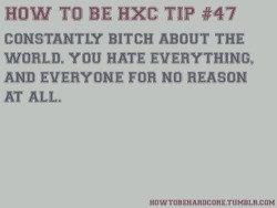 How to be HxC.