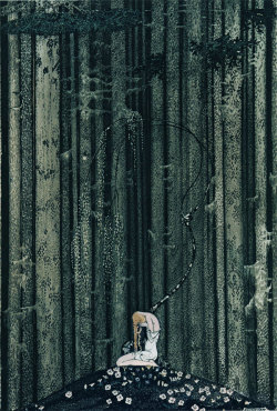 bansheechild:  At Rest in the Dark Wood Kay Nielsen Illustration