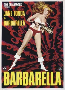 Italian poster for Barbarella, 1968