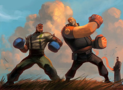 8bitmonkey:  Heavyweight bout by ~Roboto-kun 