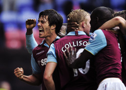 multistripe-football:  James Tomkins, Jack Collison & Demba