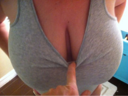 myhotwife:  Her boobs look huge today (@boobnews)   her boobs