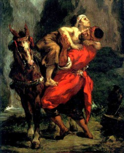 artandopinion:  The Good Samaritan 1849 Ferdinand Victor Eugene
