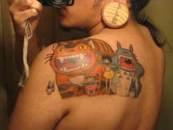 rotting:  kyary:  fuckyeahtattoos:  My first ghibli tattoo, “tonari