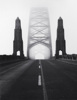 Yaquina Bay Bridge, Oregon photo by David Plowden, 1968