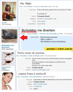 mymodule:  Cheguei a uma conclusão de que os orkuteiros conversam