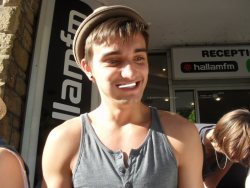 Tom Parker. The WANTED. Hallam FM Radio Station. Sheffield. 29th