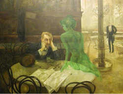  Oliva, Viktor (1861-1928) - 1901c. The Absinthe Drinker 