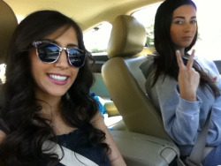 Oh yay! We&rsquo;re on our way to set now. @taylorvixen