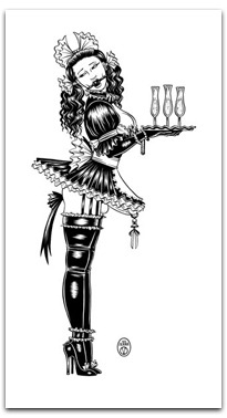 (via Maid Training XV Art Print by Michael Manning)