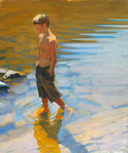 nouvelhomme:   Jeffery T. Larson River Walk, 2005, o/c  Submitted