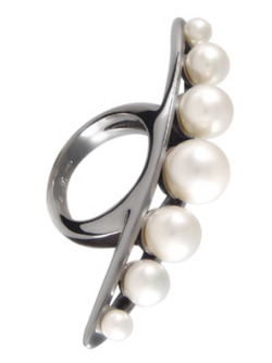 Betony Vernon Seven Pearls Massage Ring “…designed