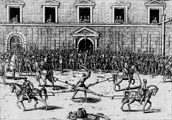 americanpsyko:  Quartering. A particularly barbaric method of
