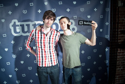 awesomepeoplehangingouttogether:  David Karp (CEO of tumblr)