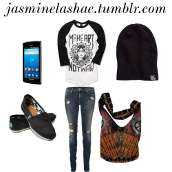 Everyday attire. by JasmineLashae featuring black topsObey black