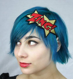 herochan:  Metallic Embroidered Headbands - by Janine Basil ZING available