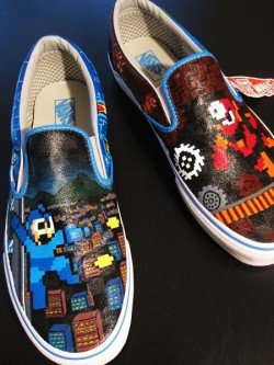 it8bit:   Megaman Vans - by turboS2 Note from Artist: The