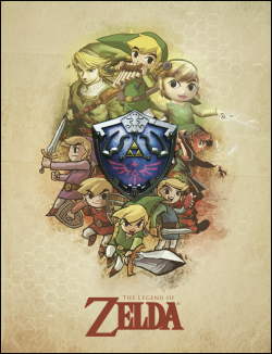  The legend of Zelda, Poster made by: RyuukiCorvin http://ryuukicorvin.deviantart.com/