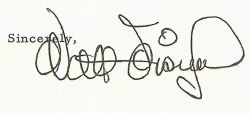 Walt Disney’s Signature