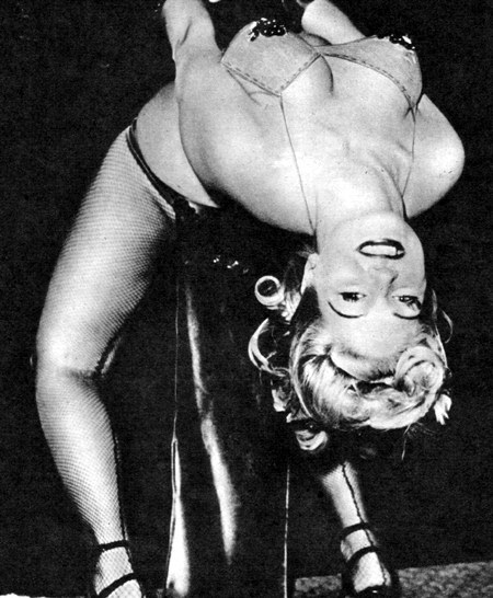 Jennie Lee   aka. “The Bazoom Girl”.. Close friend of Dixie Evans, and founder of the ‘EXOTIC WORLD’ burlesque museum..