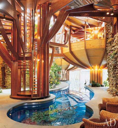 thefriendlyfaithplate:  swordbutts:  hackedthemotionsensors:  livx18:  poljot:  azurefalls:  itshadrian:  I’ve died and gone to design heaven.   Architect Bart Prince dreamt up a fantastical house in Columbus, Ohio, distinguished by dynamic, flowing