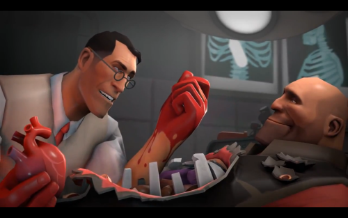 kassafrassa:  ms-ashri:  sarcasmosaur:  catbountry:  supersonicbionic:  sistermedic:  omgrun:  drpepperr:  i ship this and have no regrets  dat gaze  I concur. <3  Loving stares over the operating table, oh yes.  I am the happiest girl.  Obviously