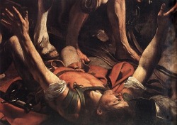 jesusvomit:  Detail of Conversion of St. Paul (1600-01) - Cerasi