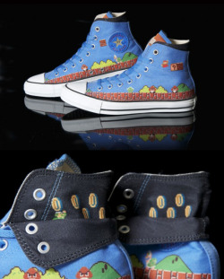 it8bit:   Converse Super Mario Anniversary Chuck Taylors (Round