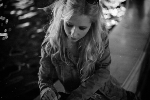 Me by a fountain. Taken by Idris Erba.