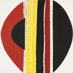 mrkiki:  Terry FrostCrumpled Red, Yellow and Black.2003oil and