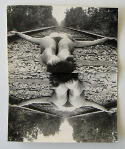 anothereview:  Carolee Schneemann Parallel Axis Lying Down (1975) 