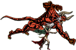 I like how you can tell Ifrit’s little orange thong was