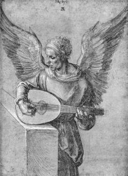 artmagnifique:  ALBRECHT DÜRER. Winged Man, 1497, silverpoint